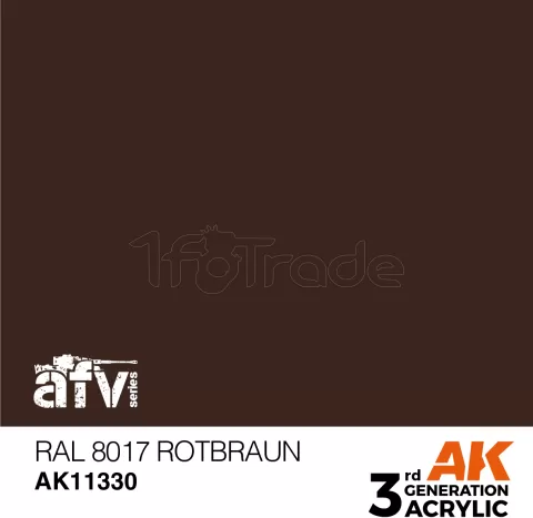 Photo de Ak Interactive  Pot de Peinture - Ral 8017 Rotbraun (17 ml)