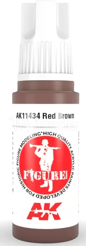 Photo de Ak Interactive  Pot de Peinture - Red Brown (17 ml)