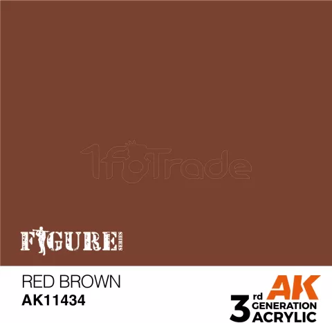 Photo de Ak Interactive  Pot de Peinture - Red Brown (17 ml)