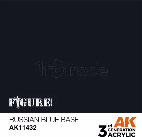 Photo de Ak Interactive  Pot de Peinture - Russian Blue Base (17 ml)