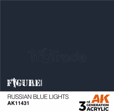 Photo de Ak Interactive  Pot de Peinture - Russian Blue Lights (17 ml)