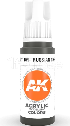 Photo de Ak Interactive  Pot de Peinture - Russian Green (17 ml)