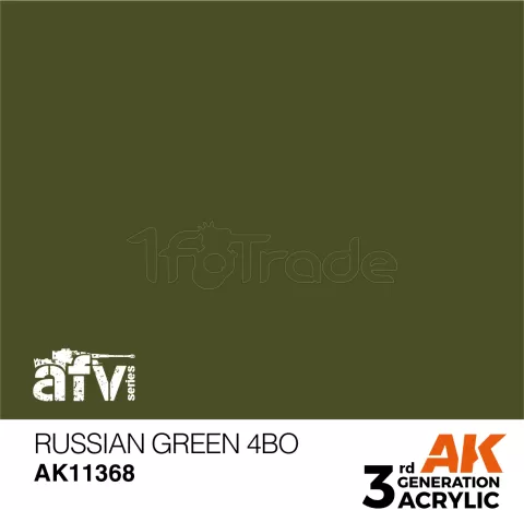 Photo de Ak Interactive  Pot de Peinture - Russian Green 4Bo  (17 ml)