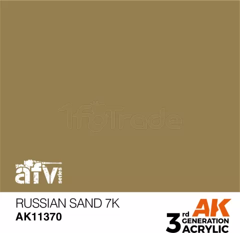 Photo de Ak Interactive  Pot de Peinture - Russian Sand 7K (17 ml)