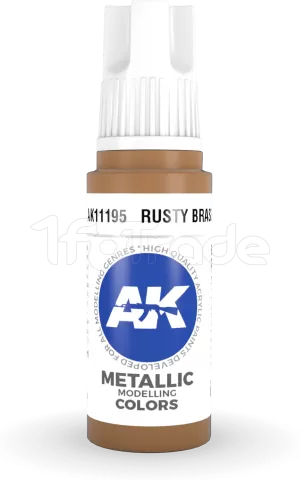 Photo de Ak Interactive  Pot de Peinture - Rusty Brass (17 ml)