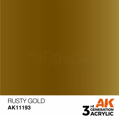 Photo de Ak Interactive  Pot de Peinture - Rusty Gold (17 ml)