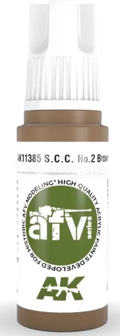 Photo de Ak Interactive  Pot de Peinture - S.C.C. No.2 Brown (17 ml)