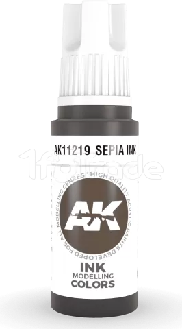 Photo de Ak Interactive  Pot de Peinture - Sepia Ink (17 ml)