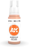 Photo de Ak Interactive  Pot de Peinture - Sickly Pink (17 ml)