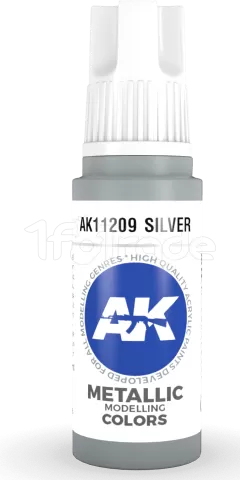 Photo de Ak Interactive  Pot de Peinture - Silver (17 ml)