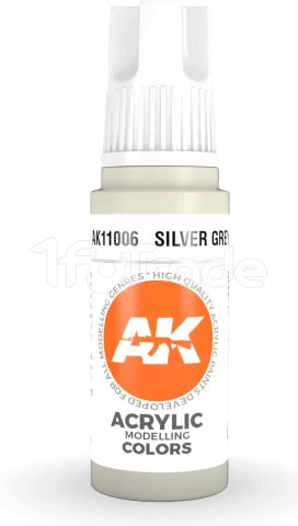 Photo de Ak Interactive  Pot de Peinture - Silver Grey (17 ml)