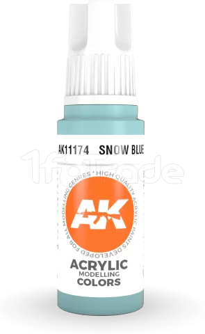 Photo de Ak Interactive  Pot de Peinture - Snow Blue (17 ml)