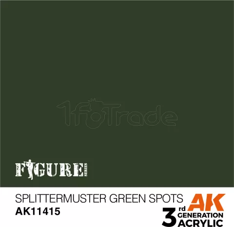 Photo de Ak Interactive  Pot de Peinture - Splittermuster Green Spots (17 ml)