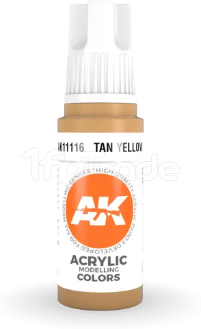 Photo de Ak Interactive  Pot de Peinture - Tan Yellow (17 ml)