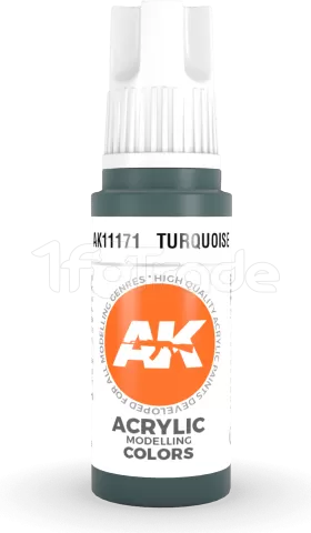 Photo de Ak Interactive  Pot de Peinture - Turquoise (17 ml)