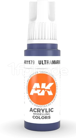 Photo de Ak Interactive  Pot de Peinture - Ultramarine (17 ml)