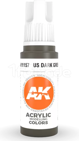 Photo de Ak Interactive  Pot de Peinture - Us Dark Green (17 ml)