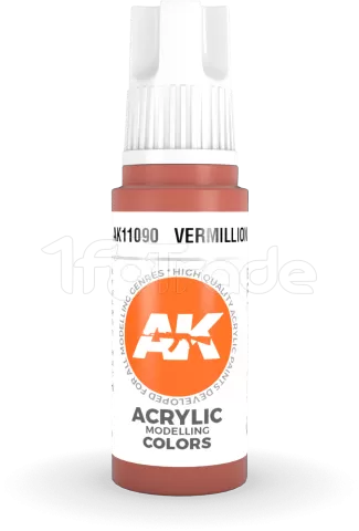 Photo de Ak Interactive  Pot de Peinture - Vermillion (17 ml)