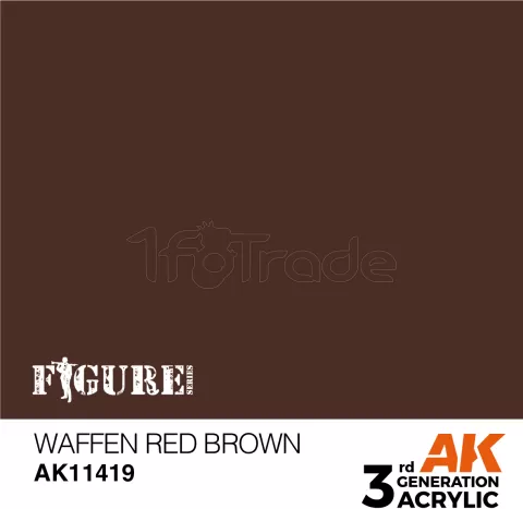 Photo de Ak Interactive  Pot de Peinture - Waffen Red Brown (17 ml)