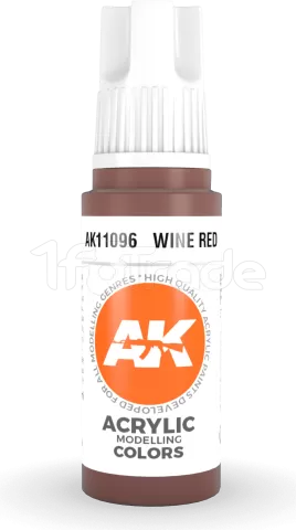 Photo de Ak Interactive  Pot de Peinture - Wine Red (17 ml)