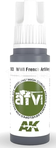 Photo de Ak Interactive  Pot de Peinture - Wwi French Artillery Grey (17 ml)