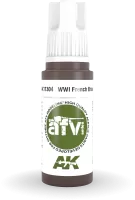 Photo de Ak Interactive  Pot de Peinture - Wwi French Brown (17 ml)