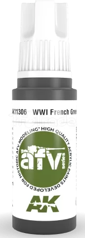 Photo de Ak Interactive  Pot de Peinture - Wwi French Green 2 (17 ml)