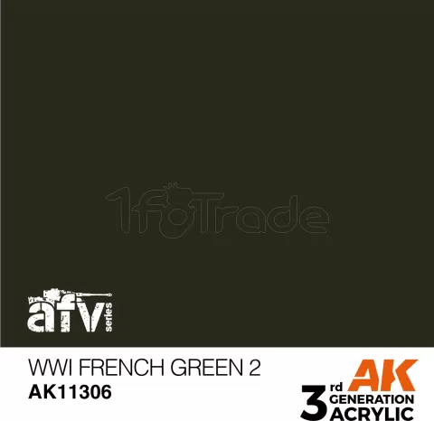 Photo de Ak Interactive  Pot de Peinture - Wwi French Green 2 (17 ml)