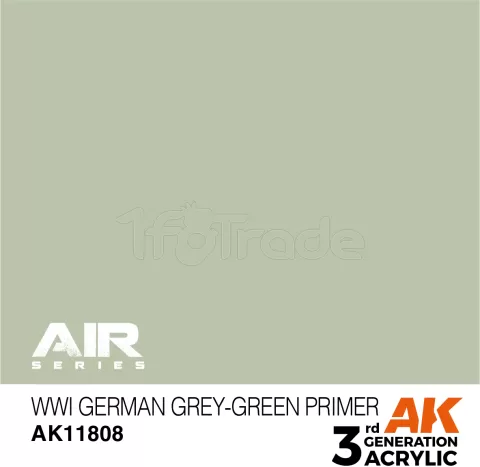 Photo de Ak Interactive  Pot de Peinture - Wwi German Grey-Green Primer