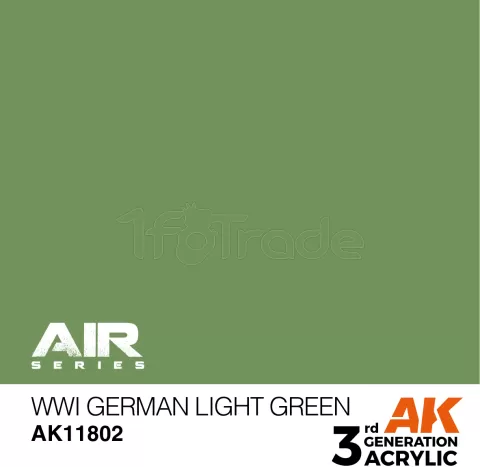 Photo de Ak Interactive  Pot de Peinture - Wwi German Light Green