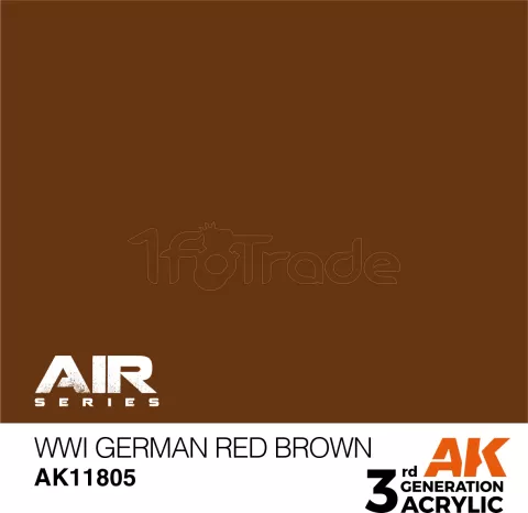 Photo de Ak Interactive  Pot de Peinture - Wwi German Red Brown