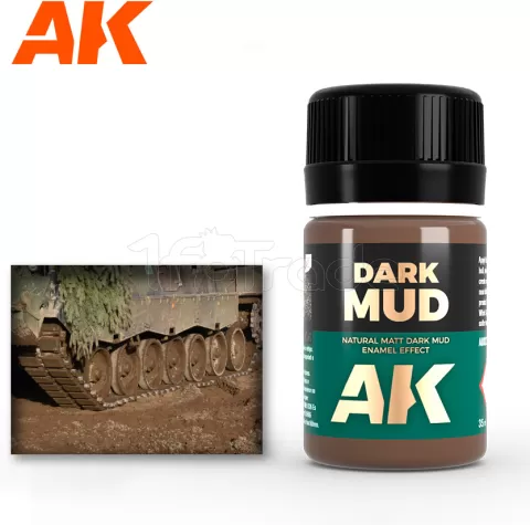 Photo de Ak Interactive Pot d'Enamel Effects - Dark Mud Effects (35 ml)