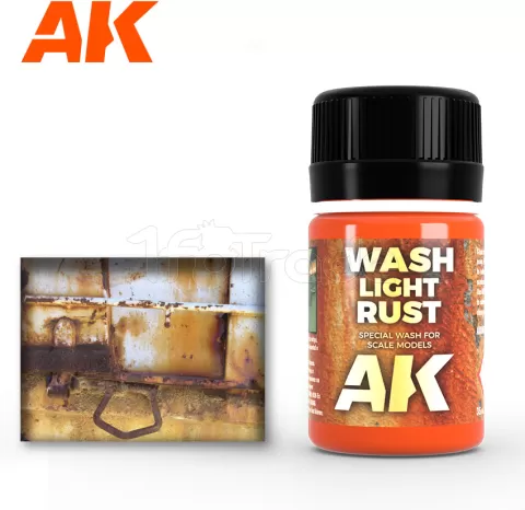 Photo de Ak Interactive Pot d'Enamel Effects - Light Rust Wash (35 ml)