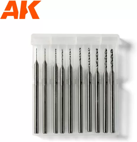 Photo de Ak Interactive - Set de Forets 0.4 - 1.3mm