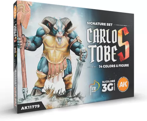 Photo de Ak Interactive Set de Peinture - Signature Set : Carlos Tobes (14 Colors + Fig)