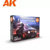 Photo de Ak Interactive Set de Peinture - Transparent Colors Set