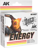 Photo de Ak Interactive Set de : The Inks - Energy (Set de 3 Ref.)