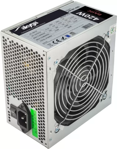 Photo de Alimentation ATX Akyga Basic AK-B1 - 420W (Gris)