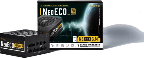 Alimentation ATX Antec NeoEco Gold - 750W (Noir) pour