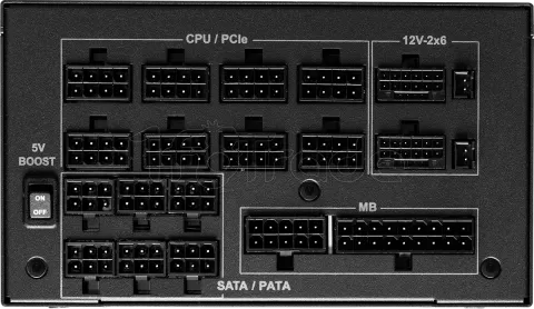 Photo de Alimentation ATX ASRock Phantom Gaming - 1600W (Noir)