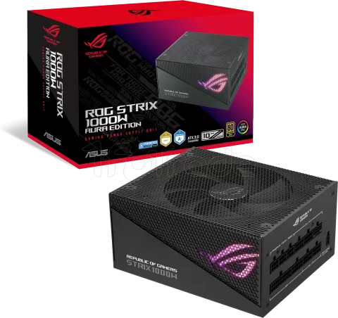 Photo de Alimentation ATX Asus Rog Strix Aura Edition RGB - 1000W (Noir)