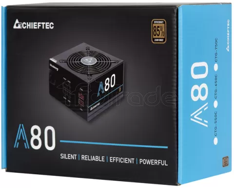 Photo de Alimentation ATX Chieftec A-80 CTG-650C - 650W (Noir)