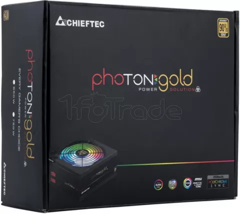 Photo de Alimentation ATX Chieftec Photon Gold RGB - 650W (Noir)