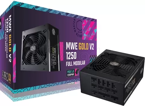 Photo de Alimentation ATX Cooler Master MWE Gold V2 - 1250W (Noir)