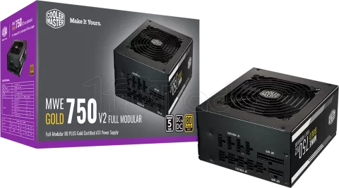 Photo de Alimentation ATX Cooler Master MWE Gold V2 - 750W (Noir)