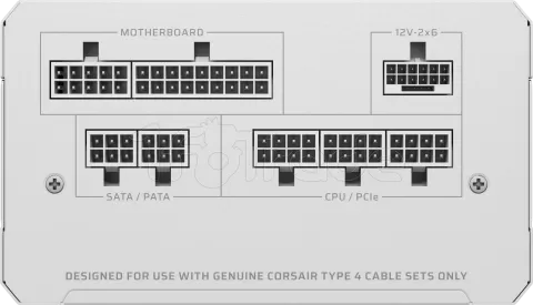 Photo de Alimentation ATX Corsair RMe (2025) - 1000W (Blanc)