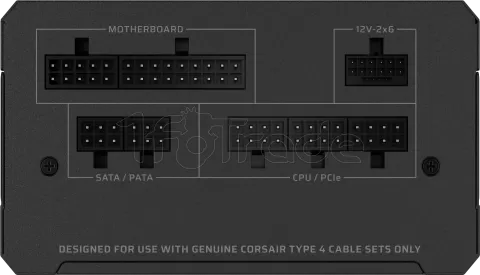 Photo de Alimentation ATX Corsair RMe (2025) - 1000W (Noir)