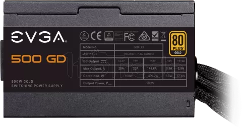 Photo de Alimentation ATX EVGA GD - 500W (Noir)