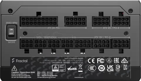 Photo de Alimentation ATX Fractal Design Ion+ 2 - 860W