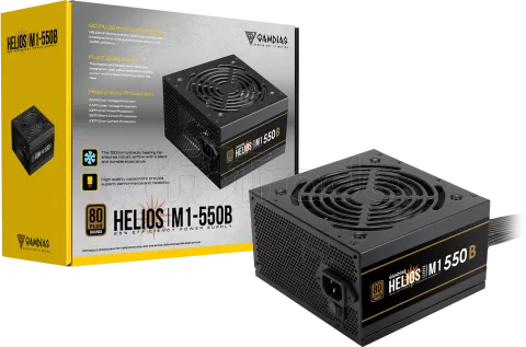 Photo de Alimentation ATX Gamdias Helios M1 - 550W (Noir)